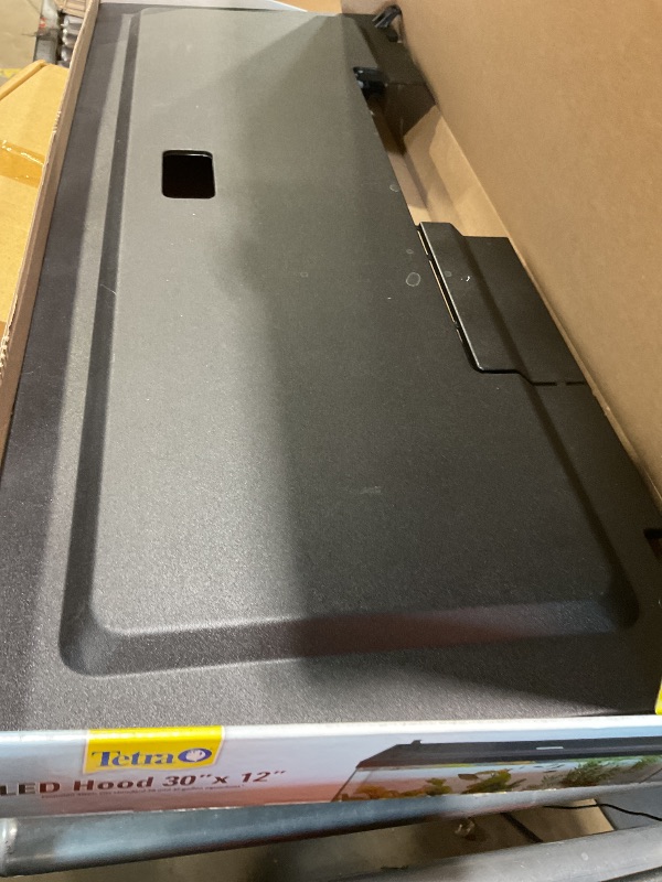 Photo 1 of ***FOR PARTS ONLY LIGHT NON-FUCNTIONAL*** Tetra LED Hood 30 Inches by 12 Inches, Low-Profile Aquarium Hood with Hidden Lighting