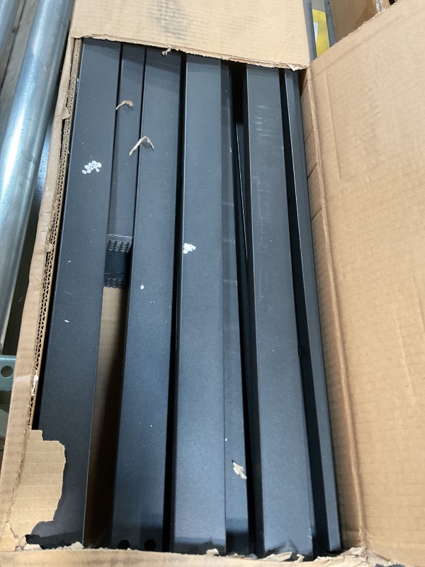 Photo 1 of ***FOR PARTS ONLY HAS BROKEN LEG**** Novilla Bed Frame Queen Size, 18 Inch Simplicity Metal Platform Queen Bed Frame with Underbed Storage, No Box Spring Needed, Heavy Duty Steel Slat Support, for Bedroom, Guest Room, Noiseless