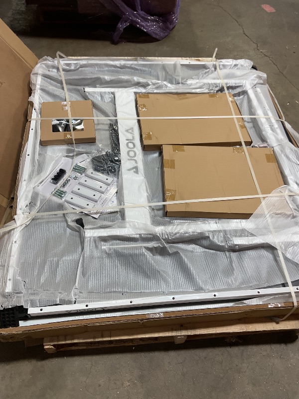 Photo 1 of JOOLA Rally TL Professional MDF Indoor Ping Pong Table w/ Quick Clamp Table Tennis Net & Post Set - 10 Minute Easy Assembly - Corner Ball Holders - Tournament Quality - Includes Playback Mode