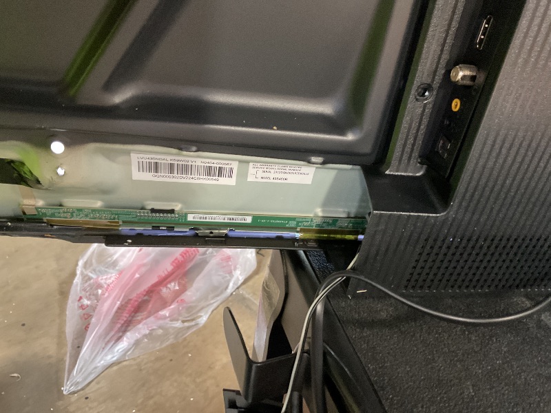 Photo 4 of Damaged screen**** TCL 43-Inch Class S4 4K LED Smart TV with Roku TV (43S450R, 2023 Model), Dolby Vision, HDR, Dolby Atmos, Works with Alexa, Google Assistant and Apple HomeKit Compatibility, Streaming UHD Television