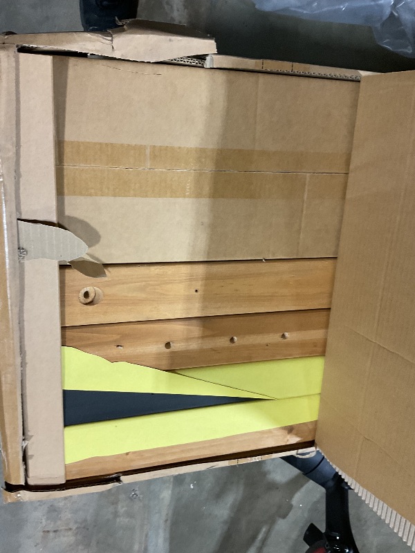 Photo 3 of Backyard Discovery Endeavor II Cedar Wood Swing Set with Wave Slide, Play Deck, Double Rock Wall, Picnic Table, Climbing Wall, Belt Swings, Web Swing, Toy Telescope, Step Ladder, Outdoor Playset