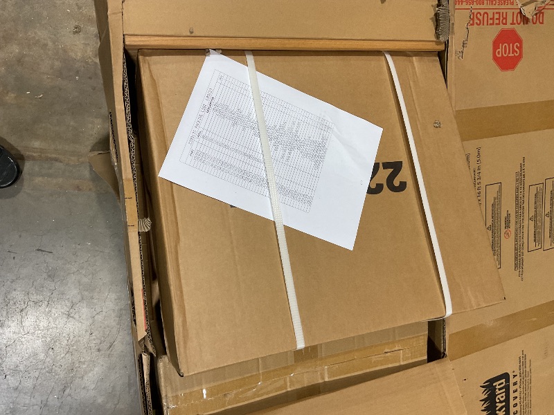 Photo 9 of Backyard Discovery Endeavor II Cedar Wood Swing Set with Wave Slide, Play Deck, Double Rock Wall, Picnic Table, Climbing Wall, Belt Swings, Web Swing, Toy Telescope, Step Ladder, Outdoor Playset