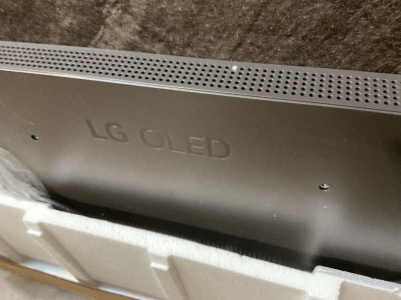 Photo 1 of *** FOR PARTS ONLY DISPLAY IS DAMAGED*** LG 55-Inch Class OLED AI 4K B5 Series Smart TV w/Dolby Atmos, Dolby Vision, HDR10, AI Super Upscaling 4K, Filmmaker Mode, Wow Orchestra, Alexa Built-in (OLED55B5PUA.AUSZ, 2025)