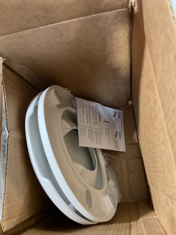 Photo 1 of ***PRE-USED/ SHOWS SIGNS OF USAGE*** Quick Flip Toilet Seat with Built-in Potty & Splash Guard for Toddler Training, Slow Close - Jool Baby (Elongated)
