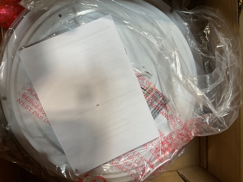 Photo 1 of **UNKNOWN DAMAGES/ MISSING PIECES*** Lightania 14 Inch Flush Mount Ceiling Light, Modern Brushed Nickel LED Ceiling Light Fixture, 24W 2400LM 2700-6500K Adjustable, Dimmable Ceiling Lights for Bedroom, Kitchen, Hallway, Bathroom, ETL