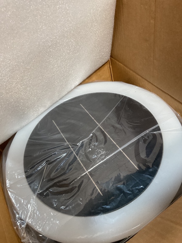 Photo 1 of **FOR PARTS ONLY /MISSING REMOTE** PAKEDANDUN Solar Pillar Light,15" Large Outdoor Post Lights Modern Column Cap Lights Dusk to Dawn Post Lamp IP54 Waterproof Deck Lantern 3000K Luxury LED Lighting for Entrance Patio Garden Decoration