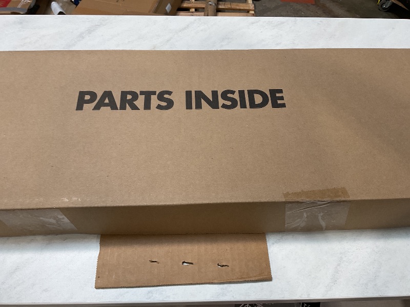 Photo 1 of **TRUCK PICK UP ONLY** Signature Design by Ashley Cadmori Bohemian 5-Drawer Chest of Drawers with Safety Stop and Post Legs, White & Light Brown