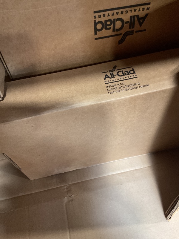 Photo 2 of All-Clad Copper Core 5-Ply Stainless Steel Cookware Set 10 Piece Induction Oven Broiler Safe 600F Pots and Pans Silver