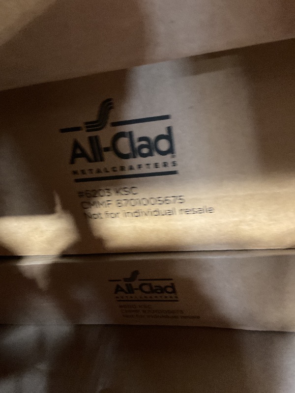 Photo 4 of All-Clad Copper Core 5-Ply Stainless Steel Cookware Set 10 Piece Induction Oven Broiler Safe 600F Pots and Pans Silver