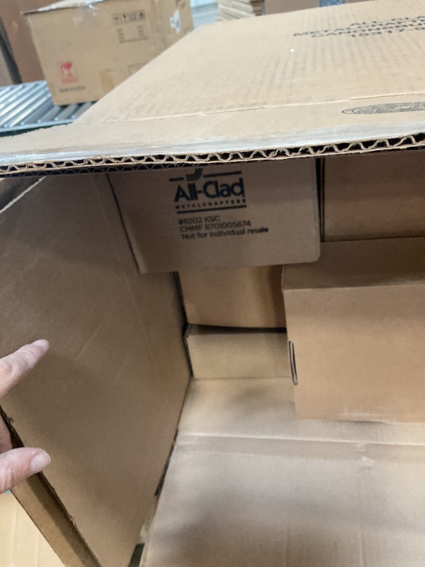 Photo 3 of All-Clad Copper Core 5-Ply Stainless Steel Cookware Set 10 Piece Induction Oven Broiler Safe 600F Pots and Pans Silver