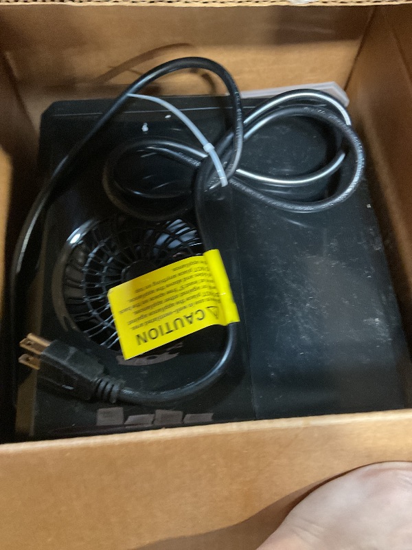 Photo 1 of ***FOR PARTS ONLY/ NON-FUCNTIONAL*** Sweetcrispy Countertop Ice Maker, Portable Ice Machine Self-Cleaning, 9 Cubes in 6 Mins, 26 lbs/24Hrs, 2 Sizes of Bullet Ice for Home Party Office,Elegant Black