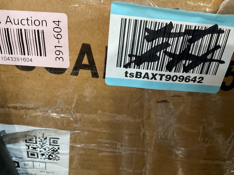 Photo 1 of ***MINOR CUT/DAMAGE***Allewie Queen Size Platform Bed Frame with Velvet Upholstered Headboard and Wooden Slats Support, Fully Upholstered Mattress Foundation/No Box Spring Needed/Easy Assembly, Black