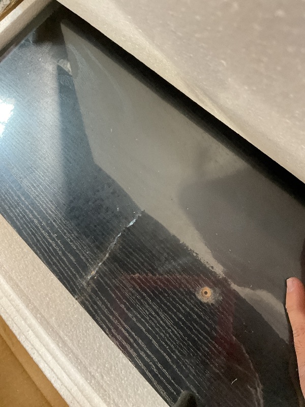 Photo 1 of *minor damaged*Venusmiles Floating Shelves for Wall, 72 Inch Wide x 12 Inch Deep Floating Shelves, Long Wood Floating Wall Shelf Shelves for Living Room Bathroom Bedroom Kitchen Home - (Black, 72" W x 12" D x 2" H)