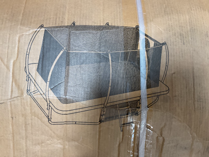 Photo 1 of ***PARTIAL SET, PICTURE FOR REFERENCE***10x16ft Large Rectangle Trampoline for Kids and Adults,Big Outdoor Trampoline with Enclosure Net,Football Net , Storage Bag, Boys and Girls Birthday Gift,Green