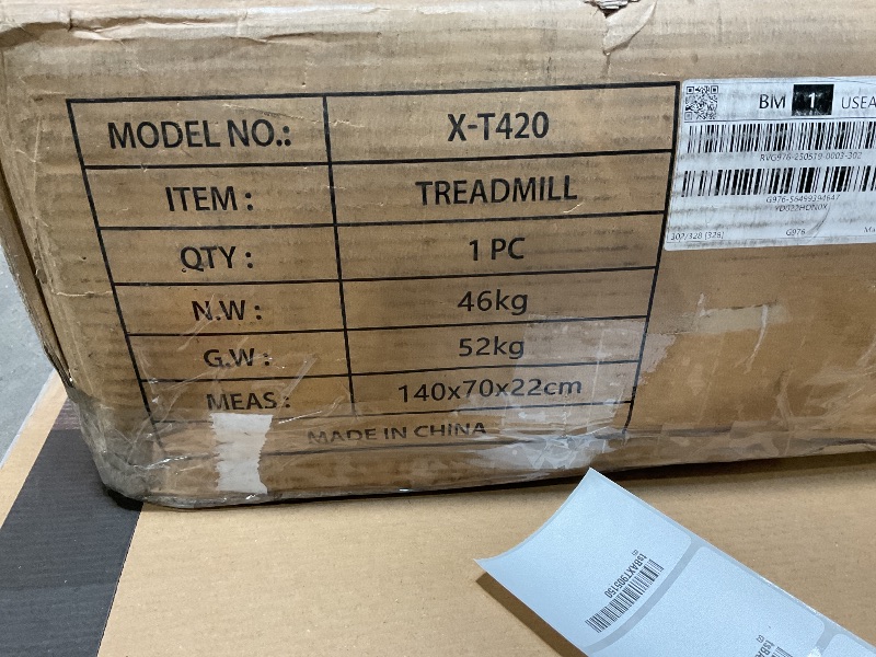 Photo 1 of ***USED***THERUN Home Treadmill with Incline 12% Auto Adjust, 3.0 HP Treadmill with LED Strip, Heart Rate Monitoring Incline,16.5" Wider Running Belt