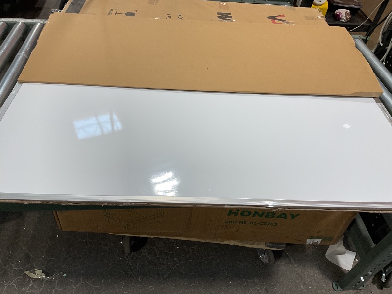 Photo 1 of ***MINOR DAMAGE, DENTS***VIZ-PRO Dry Erase Board/Magnetic Whiteboard, 48 x 48 Inches, Large Wall Mounted Board for School Office and Home 4' x 4'
