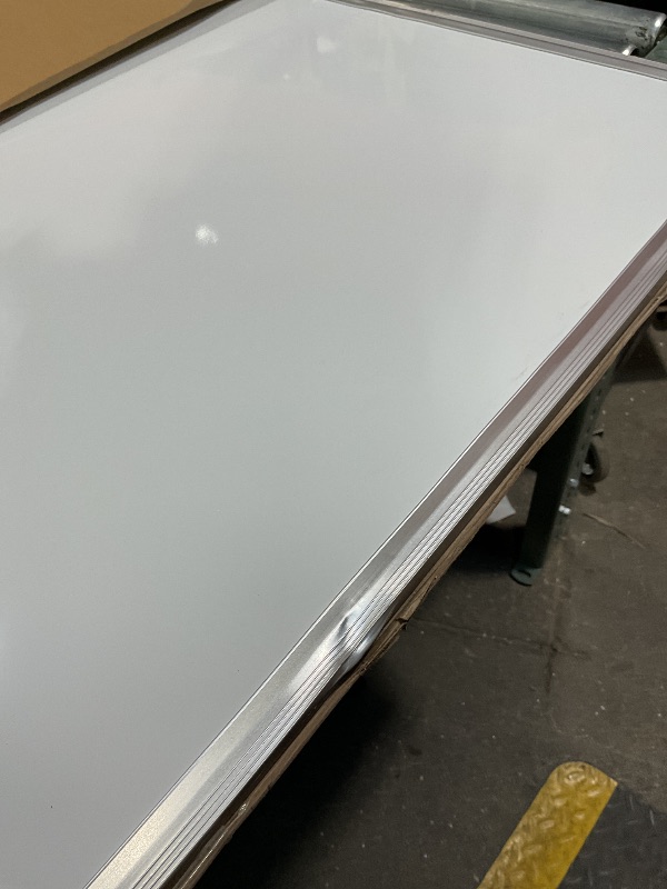 Photo 1 of ***MINOR DAMAGE, DENTS***VIZ-PRO Dry Erase Board/Magnetic Whiteboard, 48 x 48 Inches, Large Wall Mounted Board for School Office and Home 4' x 4'