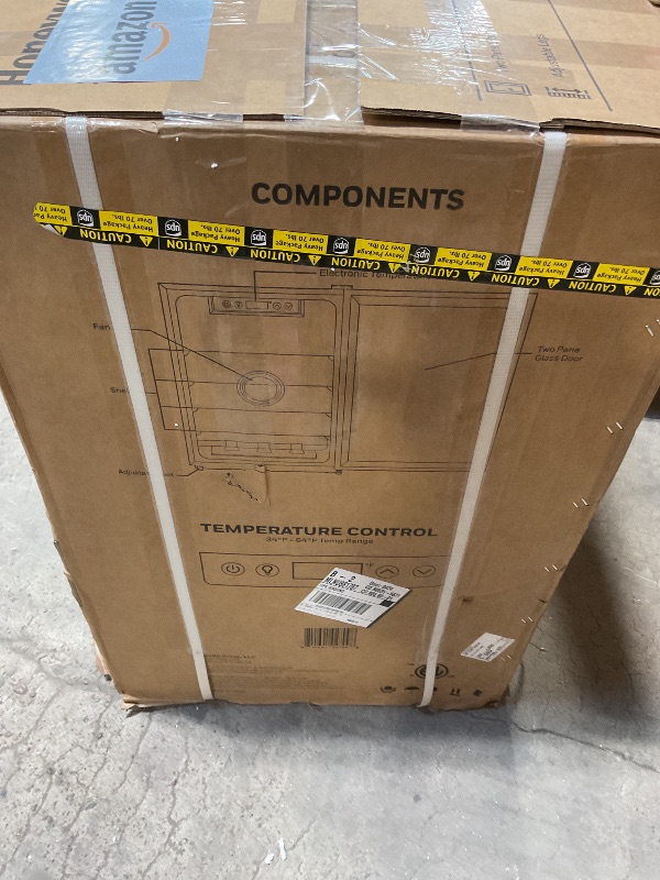 Photo 1 of ***MINOR DAMAGE ***Honeywell Beverage Refrigerator and Cooler, 116 Can Mini Fridge with Glass Door for Soda Beer or Wine for Office or Bar with Adjustable Removable Shelving, Commercial Grade