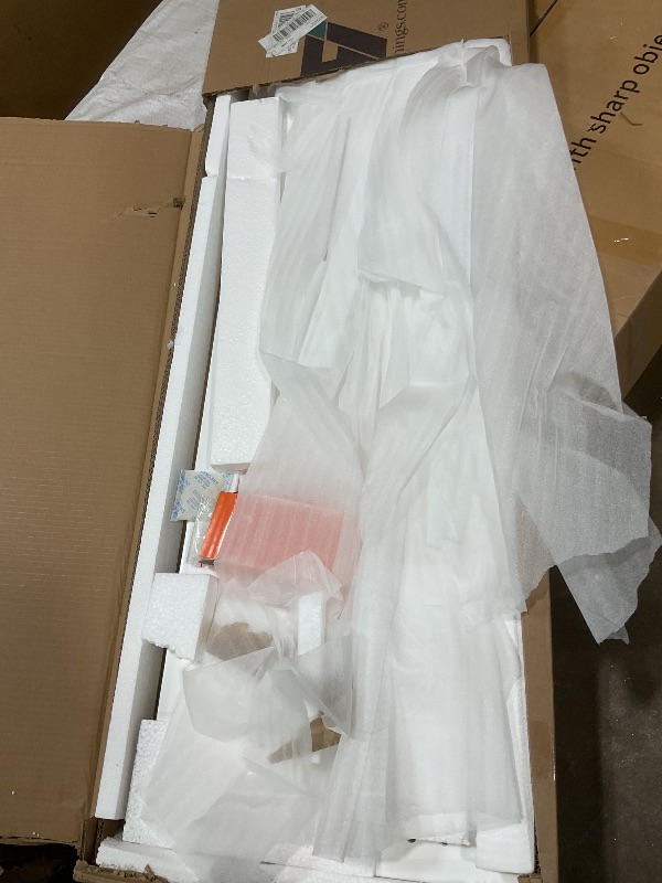 Photo 1 of AFI, Sophia Adjustable Modern King Solid Wood Headboard, White