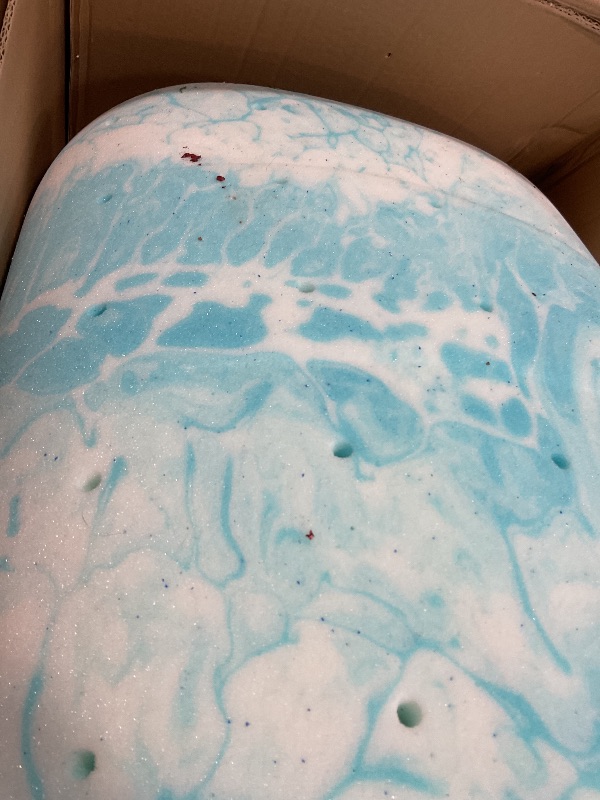 Photo 1 of **DIRT**EGO Topper 3 Inch Queen Memory Foam Mattress Topper, Gel Foam Mattress Topper for Pressure Relief, Ventilated Design Bed Topper in a Box, CertiPUR-US Certified, 60"×80", Medium