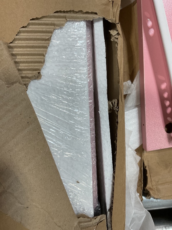 Photo 1 of **MAJOR DAMAGE TO ONE PIECE. SELLING FOR PARTS**DWVO Makeup Vanity Table with 3 Light Modes, 4 Storage Drawers, Built-in Power Outlets & Hairdryer Holder, Makeup Table with Cushioned Stool