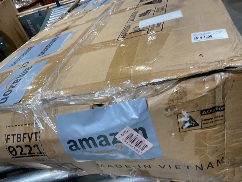 Photo 1 of **MAJOR DAMAGE TO ONE PIECE. SELLING FOR PARTS**DWVO Makeup Vanity Table with 3 Light Modes, 4 Storage Drawers, Built-in Power Outlets & Hairdryer Holder, Makeup Table with Cushioned Stool