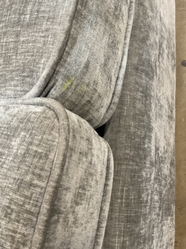 Photo 1 of **DIRT. MINOR BED DAMADE TO FRAME PIECE**Assembly required. **Marsail Pull Out Sofa Bed, Full Size Sleeper Sofa with Memory Foam Mattress, 2 USB Charging and Removable Covers, Loveseat for Living Room, Apartment, Supports 600 LBS, Chenille Fabric, Grey