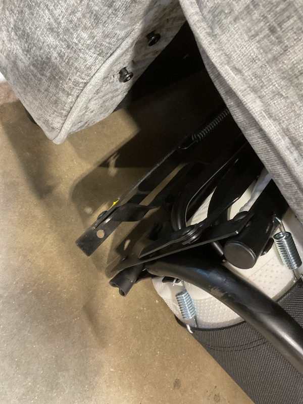 Photo 1 of **DIRT. MINOR BED DAMADE TO FRAME PIECE**Assembly required. **Marsail Pull Out Sofa Bed, Full Size Sleeper Sofa with Memory Foam Mattress, 2 USB Charging and Removable Covers, Loveseat for Living Room, Apartment, Supports 600 LBS, Chenille Fabric, Grey