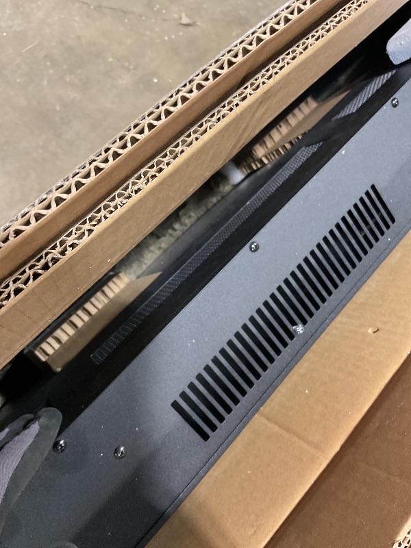 Photo 1 of **SELLING FOR PARTS AS PARTIAL SET. ONE BOX OF TWO**Electactic 36 Inch Electric Fireplace Insert Ultra-Thin - Recessed & Wall-Mounted Fireplace Heater with Thermostat, Adjustable Flame, Remote Control - Linear with Timer, Touch Screen, 750/1500W