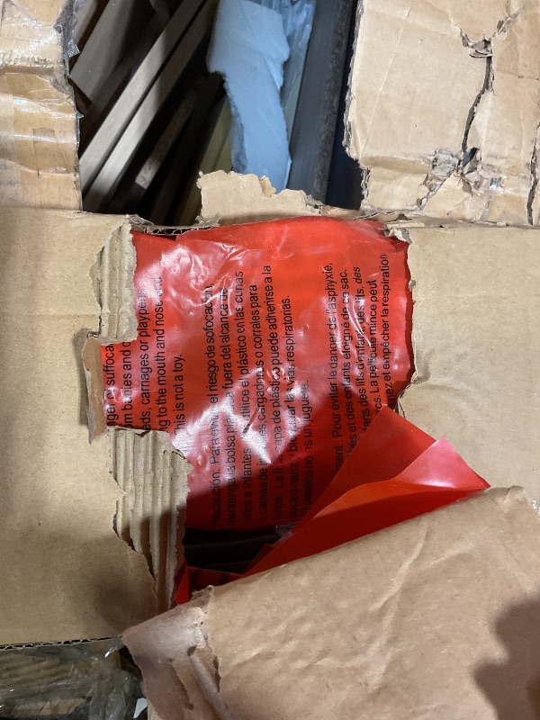 Photo 1 of **SELLING FOR PARTS. MISSING MIRROR. MINOR DAMGE TO CORNER**LINSY Wood Vanity with Glass Top, Makeup Vanity with Storage Drawers, Boho Fluted Vanity Desk with Mirror and Lights, Large Dressing Table with Cabinet and Outlet for Bedroom, Women, Girls