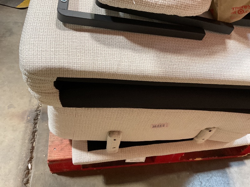 Photo 1 of **DIRT. SCRAPES**Marsail 65 Inch Loveseat Sofa, 2-Seater Modern Comfy Couch with Deep Seats, Upholstered Linen Couches for Living Room, Bedroom, Office,Apartment, Beige