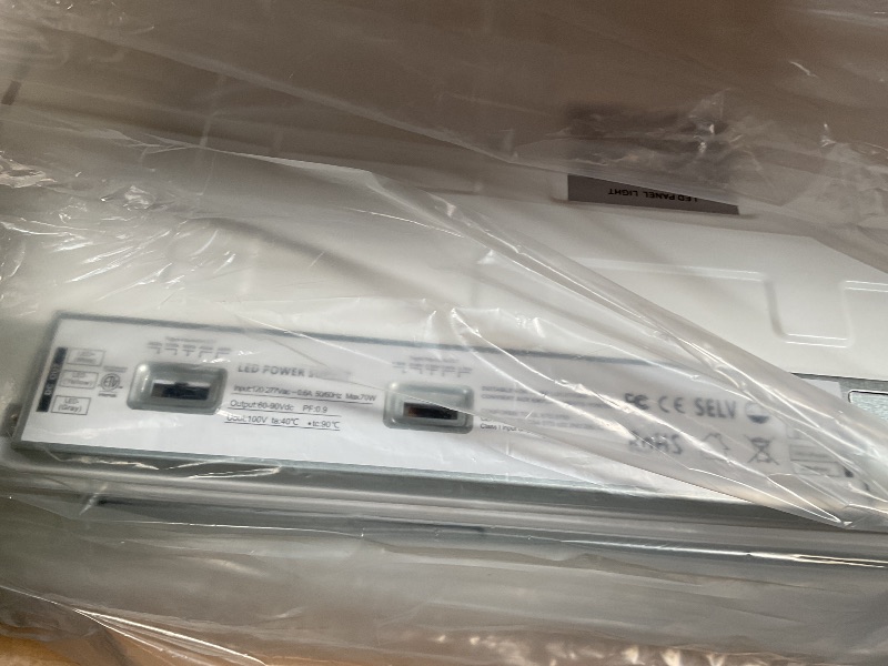 Photo 1 of AIKVSXER 6 Pack 2x4 LED Flat Panel Light - Selectable 5 CCT 3000K-6500K & 5 Wattage 30-70W 7700Lm 0-10V Dimmable 2 x 4 led Drop Ceiling Light Fixture 120-277V for Commercial and Home ETL