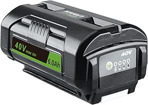 Photo 1 of **FOR PARTS** VANTTECH BA1400T 56V 5.0Ah Lithium Ion Battery Replacement for EGO 56V Battery BA2800 BA2800T BA4200 BA4200T BA1400 BA5600T Replacement for EGO CS1604 CS1804 CS1403 HT2400 LB6504 Cordless Power Tools