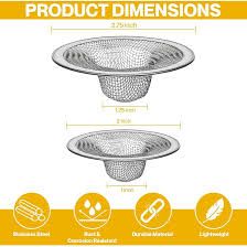 Photo 1 of 2 Pack Bathroom Sink Drain