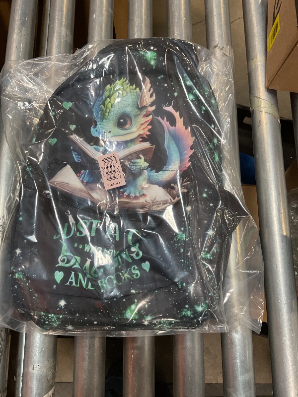 Photo 1 of **WILL NEED A ZIPPER REPLACEMENT** Homieblanket Dragon Backpack for Kids Girls Boys School, 16 Inches Cute Dragon Theme Bookbag, Adjustable, Lightweight, Large Capacity