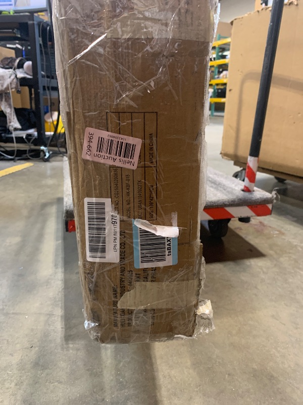 Photo 1 of **MISSING ASSEMBLY HARDWARE** LIKIMIO Twin Bed Frames,Storage Headboard with Charging Station,Solid and Stable, Noise Free, Easy Assembly,No Box Spring Needed