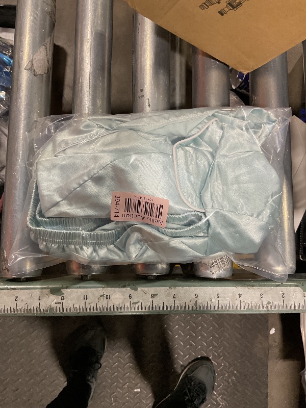 Photo 1 of **PANTS RUN SMALLER THAN TOP**   Cute Cat Pajamas for Girls – Satin Silky Short Sleeve Button Down PJ Set Size 12