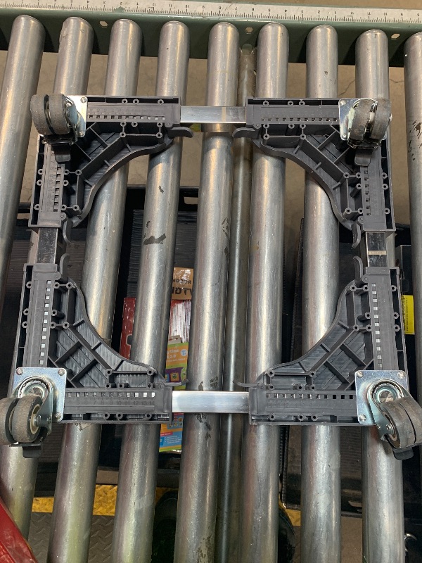 Photo 1 of **SCRAPES & SCRATCHES** W B D WEIBIDA Appliance Dolly Cart with 4 Locking Twin Wheels Mini Fridge Stand Adjustable Furniture Mover Mobile Roller Base for Washing Machine, Dryer, Refrigerator, Laundry Pedestal