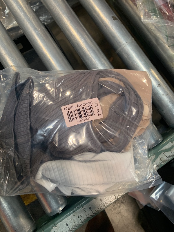 Photo 1 of ***Partial set Missing 1*** Eleplus 4 Pieces Comfy Cami Bra for Women Crop Top Yoga Bralette Longline Padded Lounge Bra Pack of 4(mix2, L-XL)