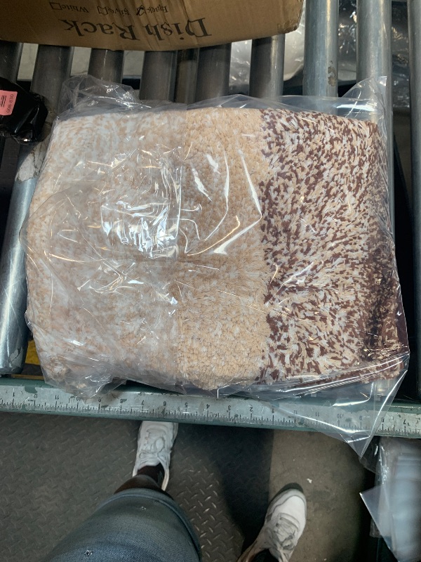 Photo 1 of ***Smaller in Person*** OLANLY Bathroom Rug Set 2 Piece, Soft Absorbent Microfiber Bath Rug Set, Non-Slip, Machine Wash Dry, Plush Shaggy Bath Mats for Bathroom (30"x20"+24"x16", Brown)