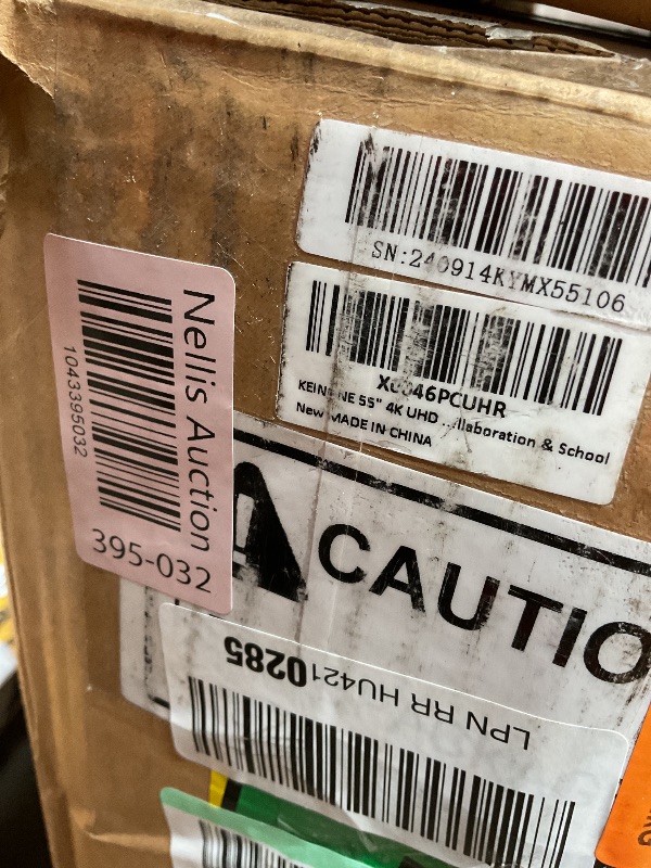 Photo 1 of ****BROKEN DAMGED SCREEN PARTS ONLY**** KEINONE Interactive Smart Board for Classroom, 55” 8+128 GB Electronic Digital Whiteboard Built-in Android OS & Open App Ecosystem - 4K Touchscreen Smartboard for Home Office School Studio Display