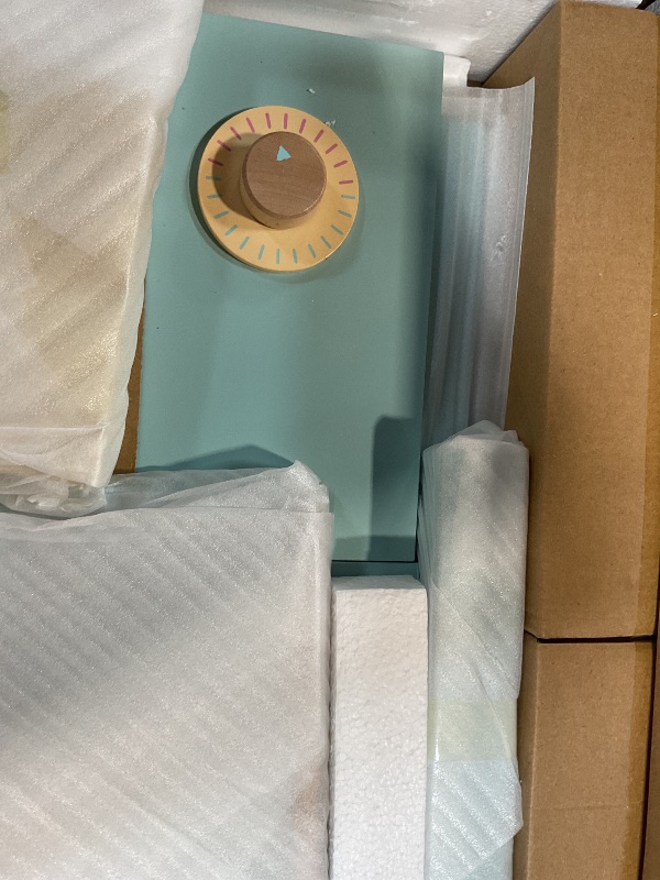 Photo 1 of **INCOMPLETE SET FRIDGE ONLY** ROBOTIME Wooden Play Kitchen, Toddler Kitchen Playset with Oven, Fridge & Washing Machine, Kids Kitchen Playset Gift for 3+ Year Old Boys & Girls