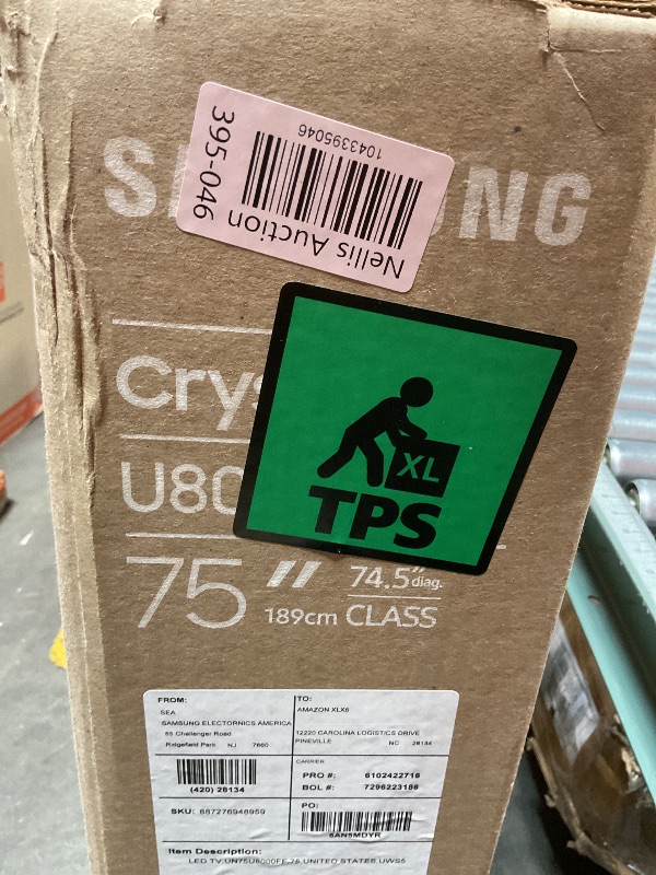 Photo 1 of ****BROKEN DAMGED SCREEN PARTS ONLY**** Samsung 75-Inch Class Crystal UHD U8000F 4K Smart TV (2025 Model) Endless Free Content, Crystal Processor 4K, MetalStream Design, Knox Security, Alexa Built-in