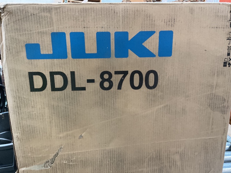 Photo 1 of **MISSING PEDAL AND TABLE** Juki DDL-8700 Industrial Single Needle Lockstitch Sewing Machine for Light & Medium Fabrics