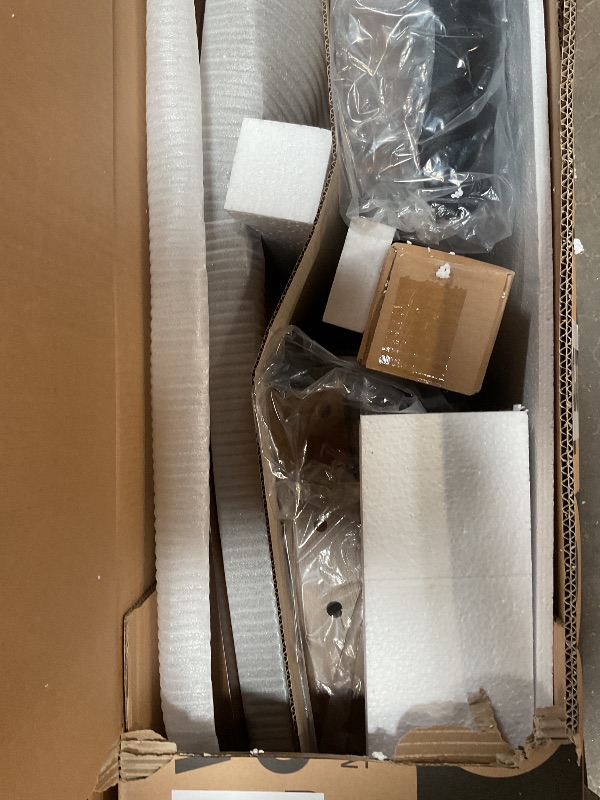 Photo 1 of ****NO TABLE INCLUDED SIX CHAIRS ONLY****COLAMY Rectangle Wooden Dining Room Table Set for 6, Mid Century Modern Kitchen Table and PU Leather High Back Dining Room Chair for Home, Saving Space (NO TABLE), BlackBrown