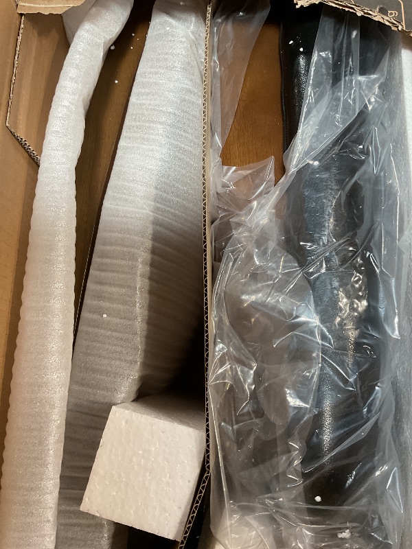 Photo 1 of ****NO TABLE INCLUDED SIX CHAIRS ONLY****COLAMY Rectangle Wooden Dining Room Table Set for 6, Mid Century Modern Kitchen Table and PU Leather High Back Dining Room Chair for Home, Saving Space (NO TABLE), BlackBrown