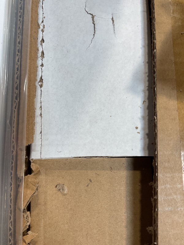 Photo 1 of 24" x 84" Bifold Sliding Barn Door, K Shaped Panel with Sliding Hardware Kit Set, Finished Closet Door Slab, 2.33FT Track for 2 Doors, MDF, White