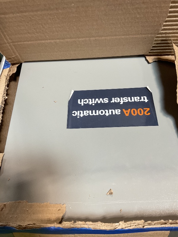 Photo 1 of 200 Amp Single Phase Generator Automatic Transfer Switch for RXSW200A3,NEMA 3R Outdoor Rated Aluminum Enclosure Power Management Replacement Compatible with Evolution or Nexus Generator Controllers