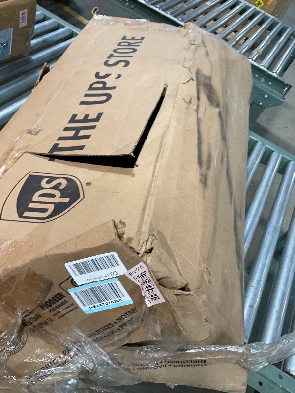 Photo 1 of **SELLING FOR PARTS** LOOKS LIKE A BOX OF WOOD SHELVING  OR DRAWER PARTS