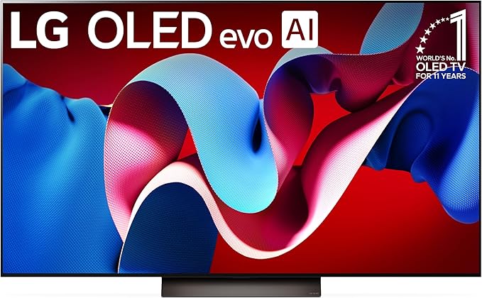 Photo 1 of *OUT OF BOX* LG 77-Inch Class OLED evo C4 Series Smart TV 4K Processor Flat Screen with Magic Remote AI-Powered with Alexa Built-in (OLED77C4PUA, 2024)